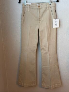 210~ NWT Joe's Jeans Molly Safari Beige Wide Leg Flare Pants